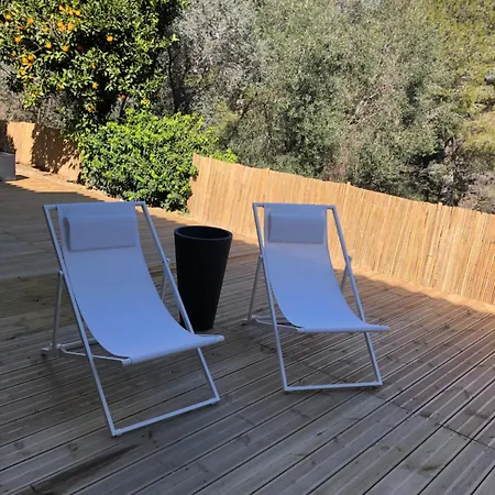 Adorable De 60 M2 Avec Terrasse Privee De 100m2 -lumineux - Calme Et Verdure A 10 Min De La דירה קאן סור מר